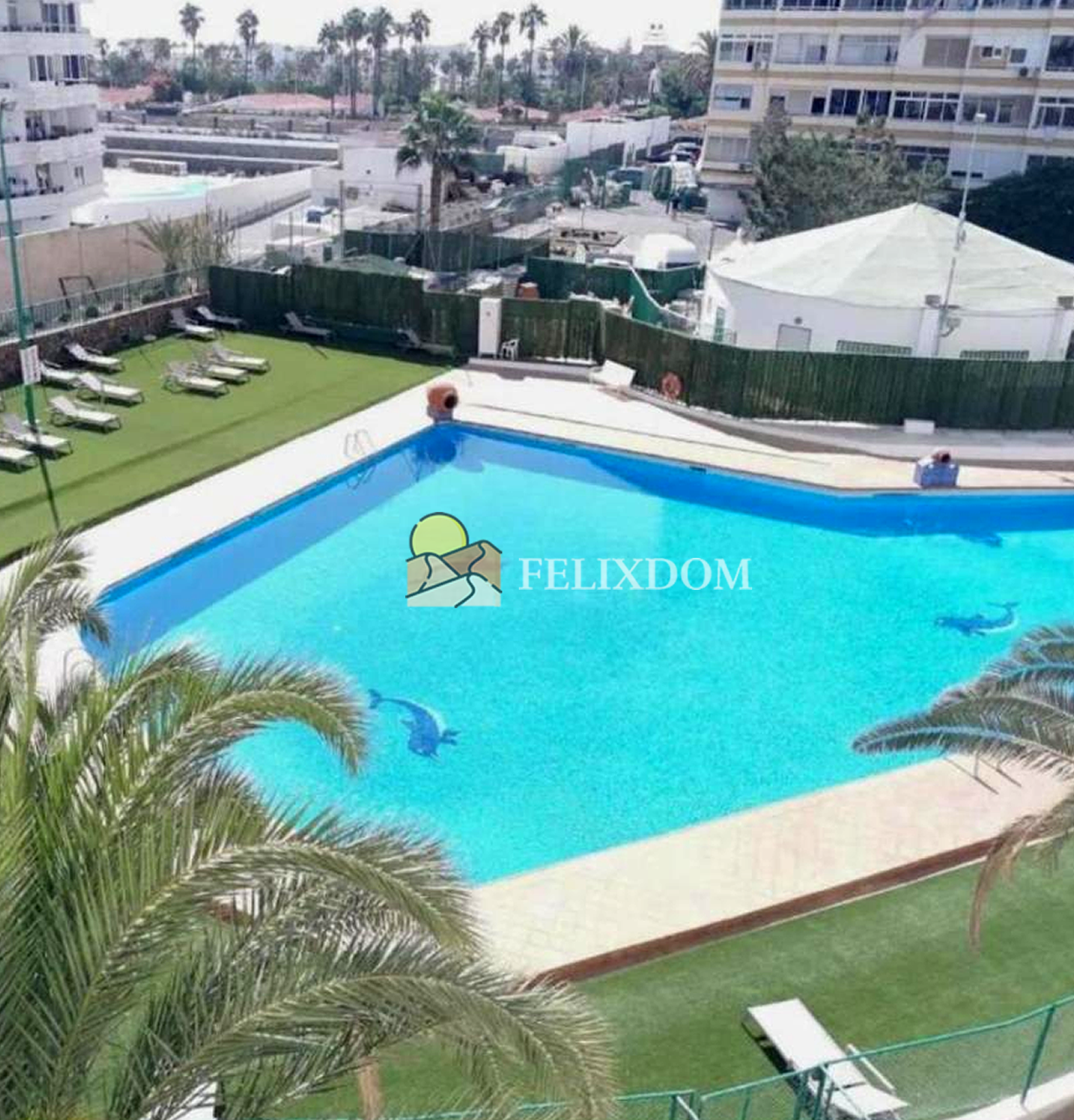los molinos bright apartment Playa del Inglés holiday home living room san bartolomè