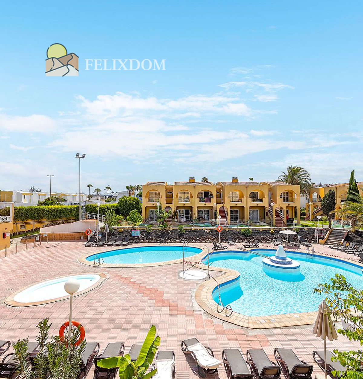 swimming pool tisalaya apartment Maspalomas canarias