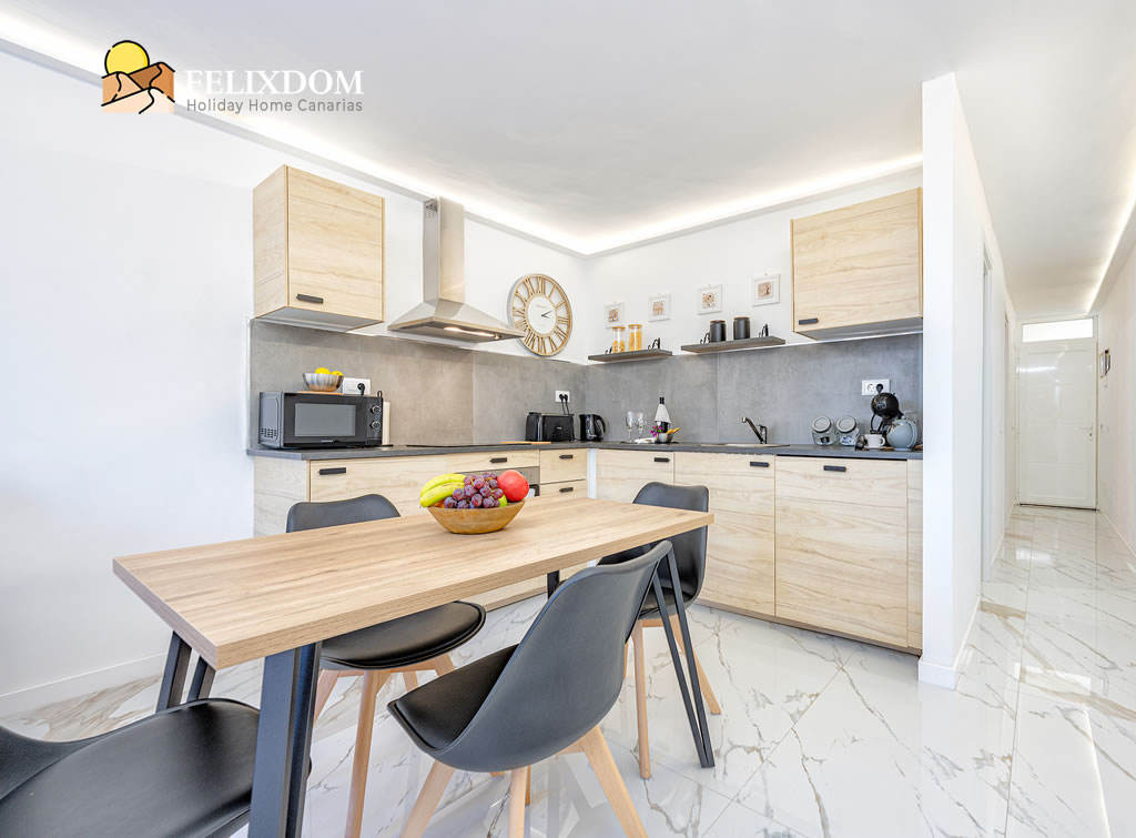 los molinos apartment Kitchenette san bartolomè playa de igles los molinos apartment Kitchenette san bartolomè playa de igles