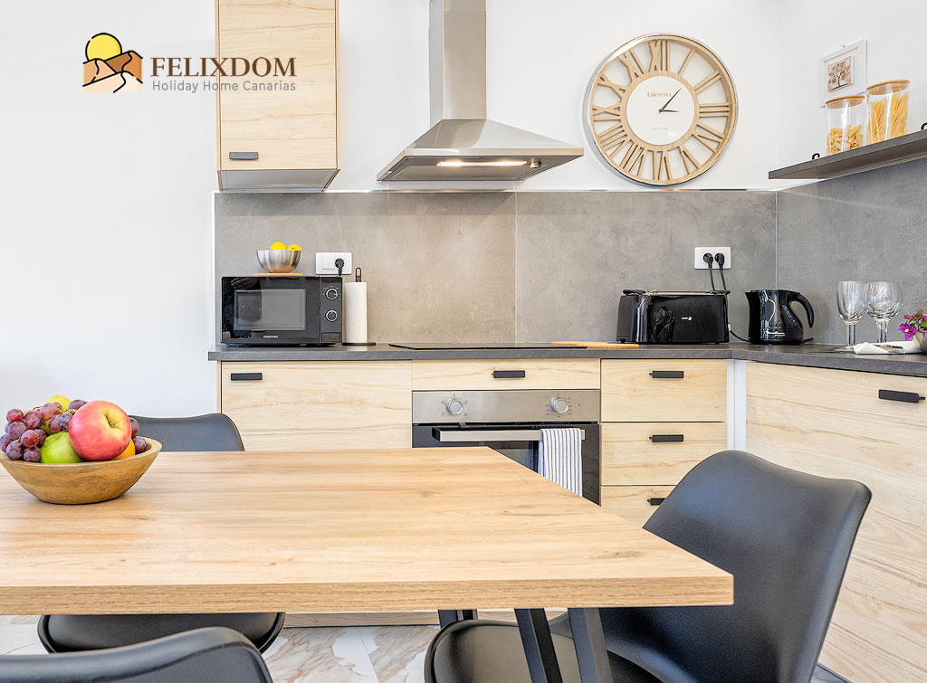 los molinos apartment Kitchenette san bartolomè playa de igles los molinos apartment Kitchenette san bartolomè playa de igles